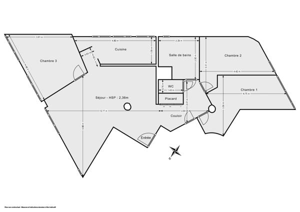 Appartement de 4 pièces de 84 m² à Aubervilliers