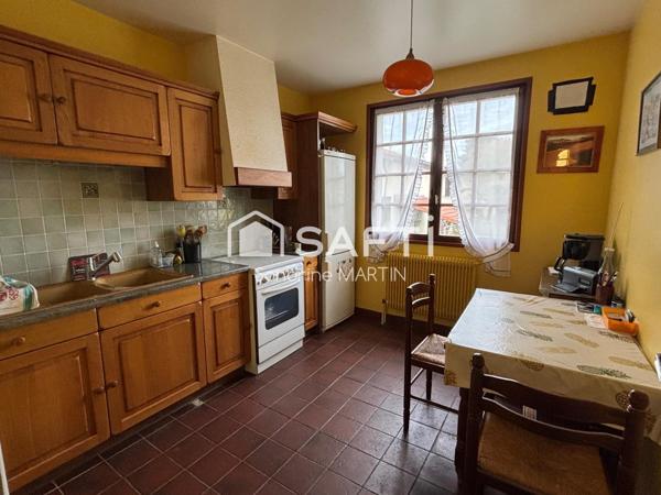 Maison T4, 95m2, piscine 10x5m, garage 76m2, abri camping car