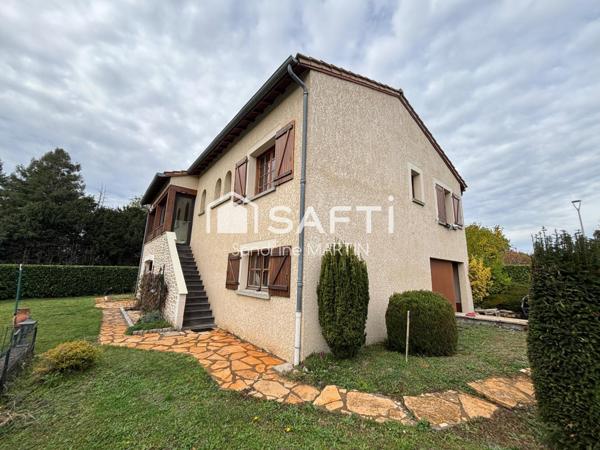 Maison T4, 95m2, piscine 10x5m, garage 76m2, abri camping car