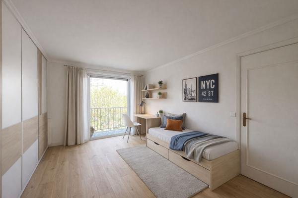 Appartement Asnieres Sur Seine_becon_5 pièce(s) traversant_116 m2_3ème étage_double balcons_deux parking_cave