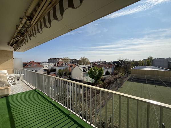 Appartement Asnieres Sur Seine_becon_5 pièce(s) traversant_116 m2_3ème étage_double balcons_deux parking_cave