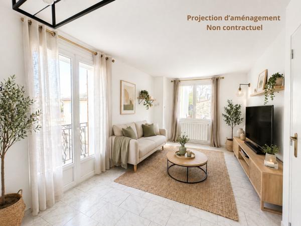 La Fare-les-Oliviers (13580) APPARTEMENT T4 - 72 m2 - Balcon - Garage - Cave