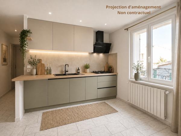 La Fare-les-Oliviers (13580) APPARTEMENT T4 - 72 m2 - Balcon - Garage - Cave