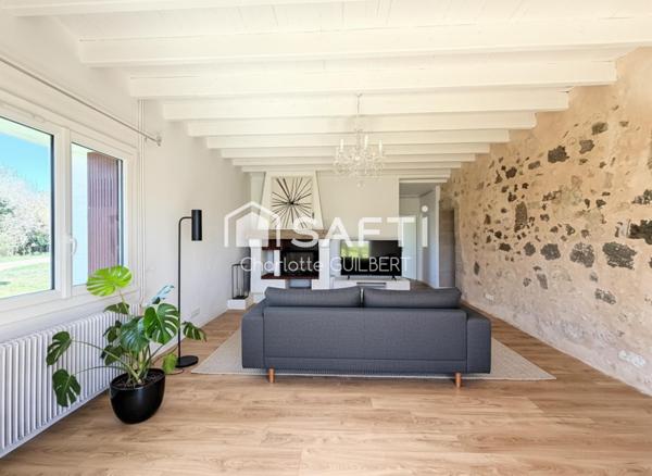 Maison 3 chambres jardin et Gite à rénover