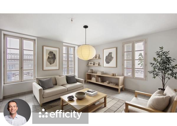 Appartement 2 pièces - 56 m² Exclusivité efficity