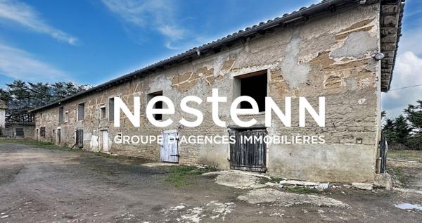 A vendre: Plateau duplex avec terrain à rénover entièrement- 69220 DRACE