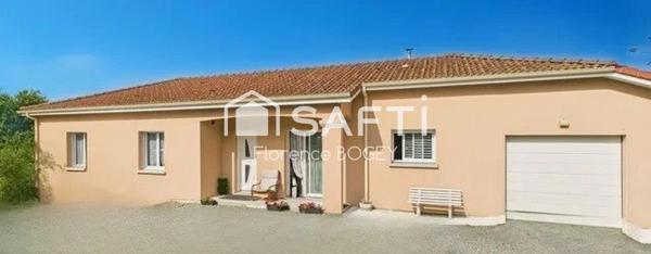 Maison de plain-pied, confort moderne au cœur de la campagne