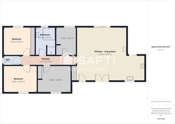 Maison de plain-pied, confort moderne au cœur de la campagne