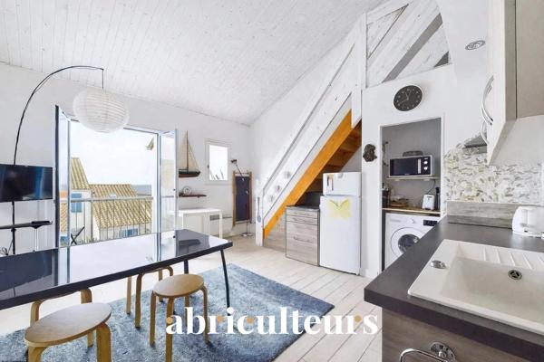 Appartement 2 chambres avec balcon vue sur mer en vente à Rue de la Pointe à l'Herbaudière (85330)