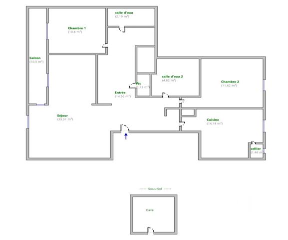 Appartement à vendre 4 pièces 94 m² Caluire-et-Cuire