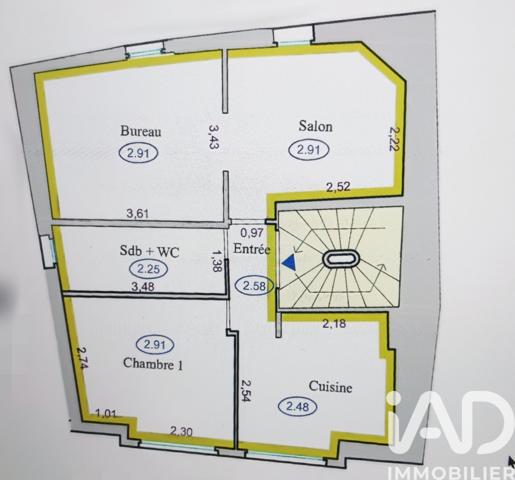 Appartement à vendre 3 pièces 50 m² Aubagne