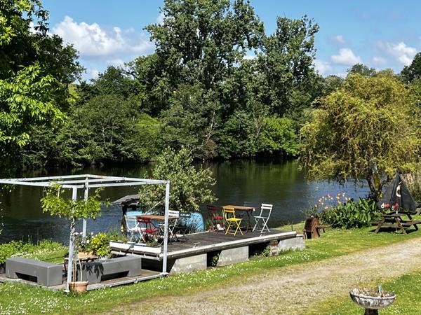 Propriété en bord de rivière avec potentiel touristique – Saint-Junien