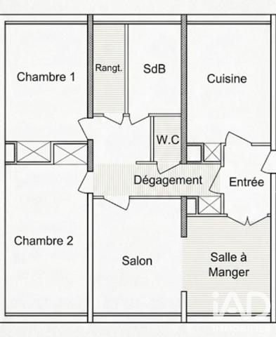 Appartement à vendre 3 pièces 65 m² Orléans