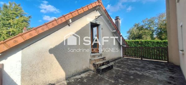 Maison 3 chambres, garage, dépendance et terrain