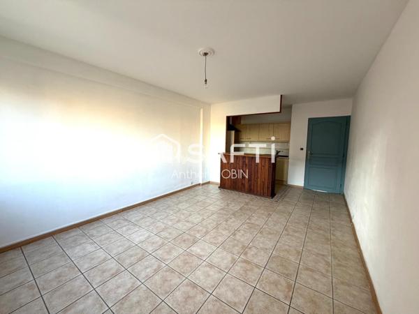 Appartement 1 chambre, cave, garage