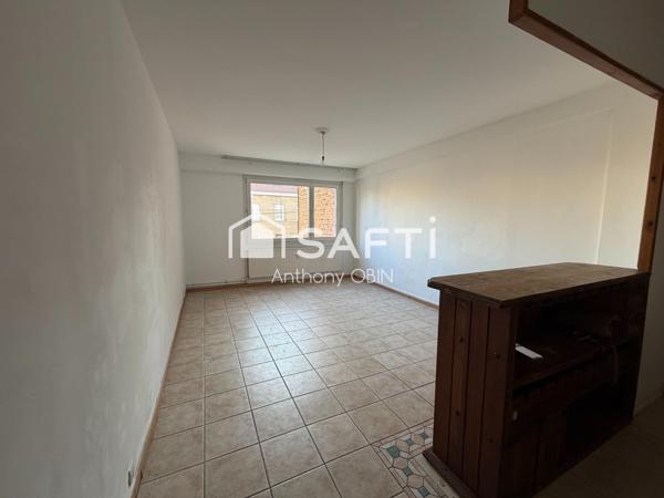 Appartement 1 chambre, cave, garage