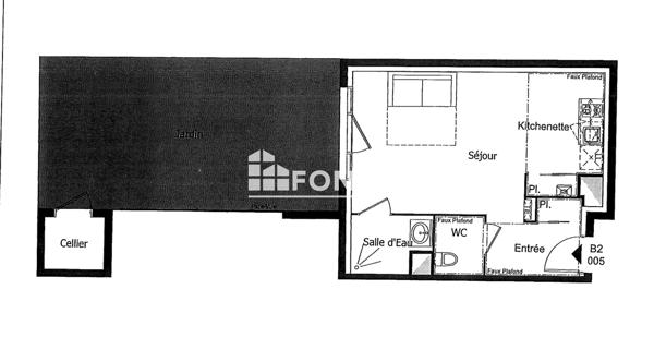 À vendre Studio 33 m² - Bois-colombes 92270