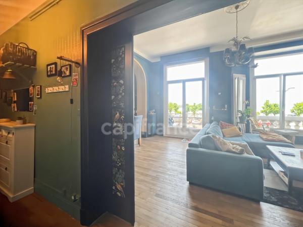À VENDRE - BOULOGNE-SUR-MER - VUE MER - APPARTEMENT D'EXCEPTION -163 M2 -7 PIÈCES - 5 CHAMBRES - GARAGE - CAVE -