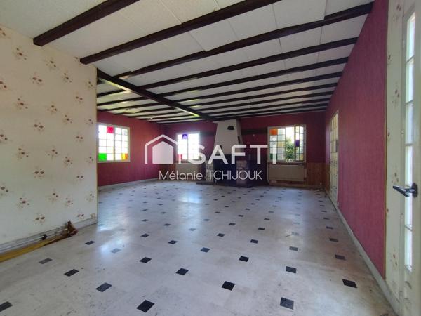 Maison à rénover sur sous-sol total