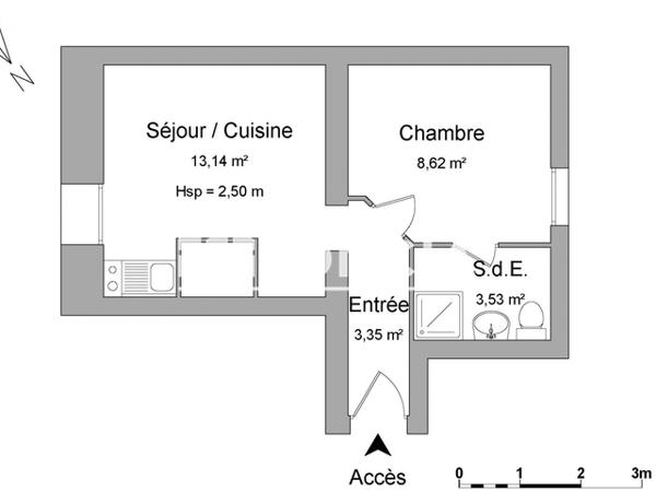 Location Appartement 2 pièces 28.64 m² - 6 RUE VOCHAVE Limoges 87000