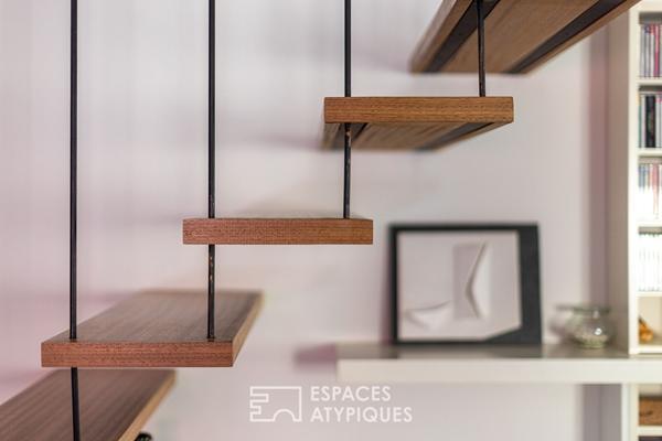 Appartement-maison indépendante avec terrasse, garage et atelier