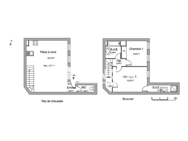 Location Appartement 3 pièces 69.72 m² - 26 RUE DES ARGENTIERS Bordeaux 33000
