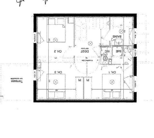 Maison T4 de 3 chambres, garage et jardin