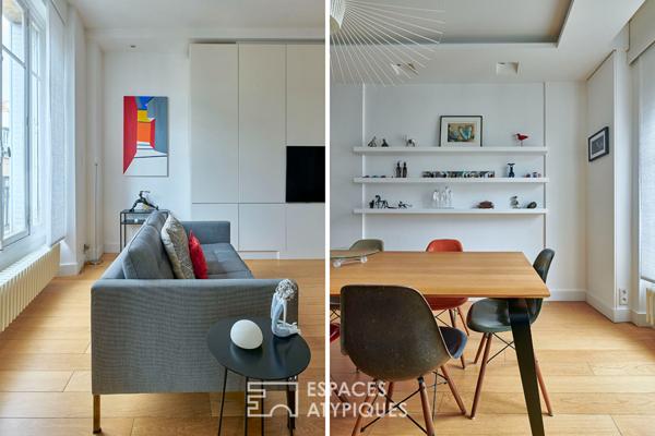 Appartement traversant contemporain proche Place Victor Hugo