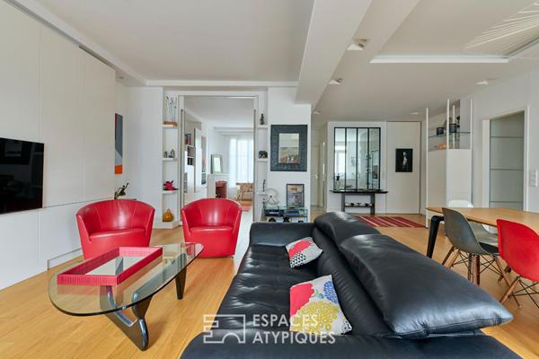 Appartement traversant contemporain proche Place Victor Hugo