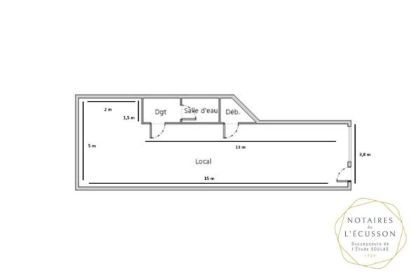 Local professionnel ou bureaux à Montpellier Gambetta