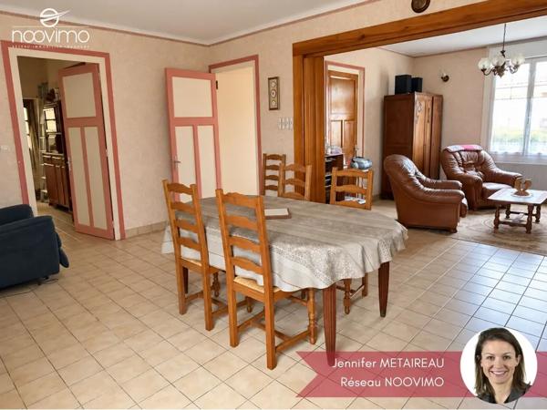 Beau potentiel - maison de plain pied 124 m2 avec dépendance