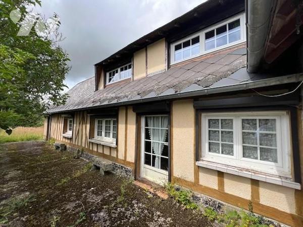 MESNIL EN OUCHE EPINAY MAISON STYLE FERMETTE AVEC JARDIN ET GARAGE