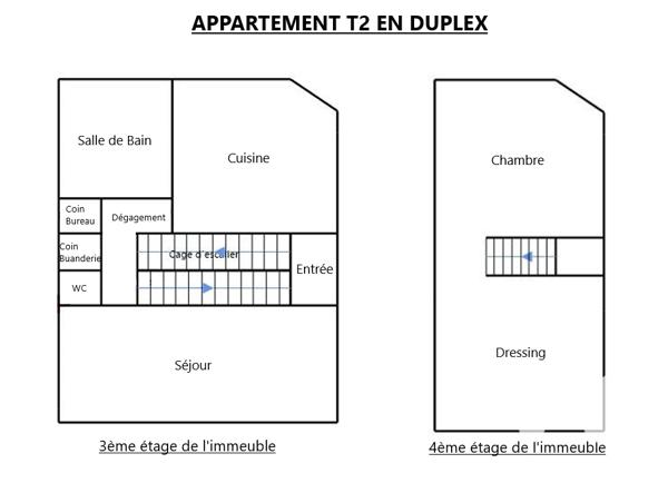 Appartement à vendre 2 pièces 44 m² Poitiers