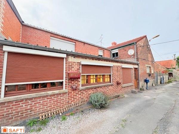 Maison semi individuelle à rénover à Saultain, actuellement louée /Spécial Investisseur