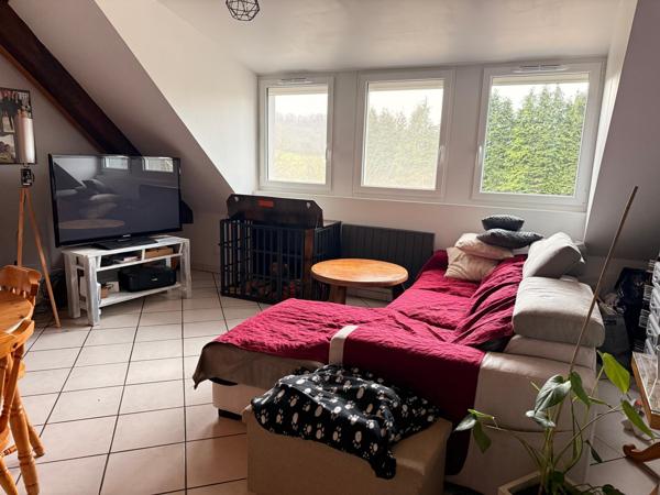 Appartement 93 m2, 3 chambres, terrasse et garage