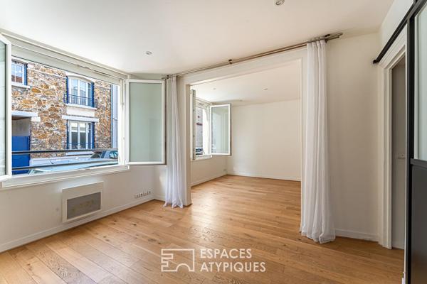 Appartement rénové quartier alma avec parking