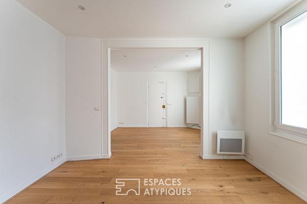 Appartement rénové quartier alma avec parking