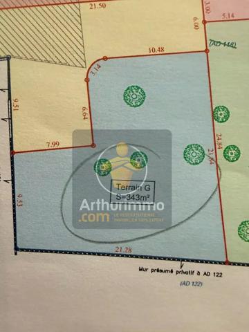 Vente                                                      Terrain
                        
                                         343 m2                     à Ormesson-sur-Marne