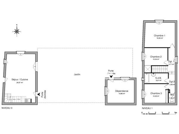 Location Maison 4 pièces 92.4 m² - CHEMIN DES PERRIERE Manduel 30129