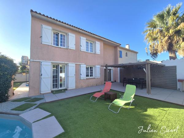 Villa 3 faces avec piscine