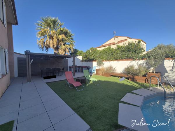 Villa 3 faces avec piscine