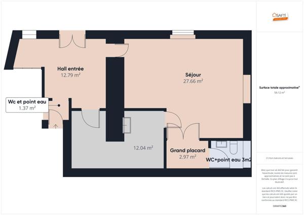 Appartement à fort potentiel – Idéal pour un investissement ou un projet personnalisé !
