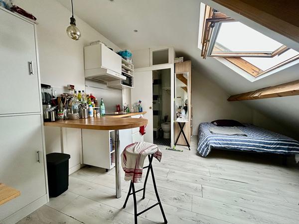 Appartement Nantes 1 pièce(s) 20.31 m2 CARREZ et 35,32 m² au sol