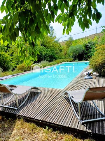 07110 : Mas authentique avec piscine et jardin de 3000 m²