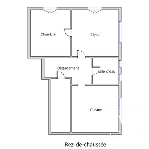 Ensemble immobilier rénové – Maison + 2 appartements– Sur Hagetmau