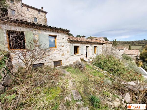 07140 :  Maison pierre avec vue panoramique