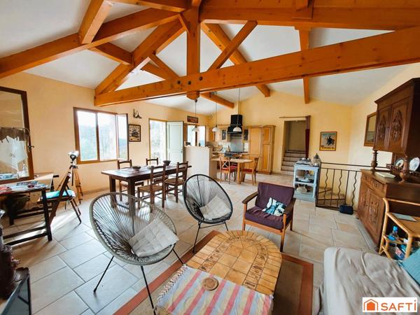 07140 :  Maison pierre avec vue panoramique