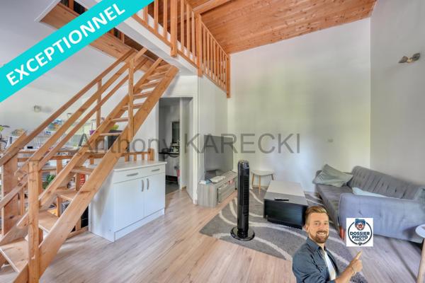 Monopropriété avec au rez de chaussé 54m² et 57m² à l'étage + 360m² de parking