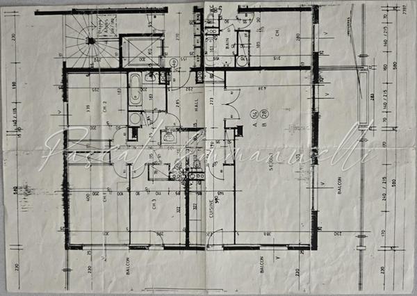 Appartement  4 pièce(s) dernier étage 102m2 Antibes Jules Grec  avec Piscine