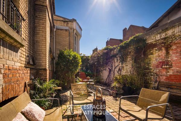 Appartement de charme avec cour privative en centre-ville